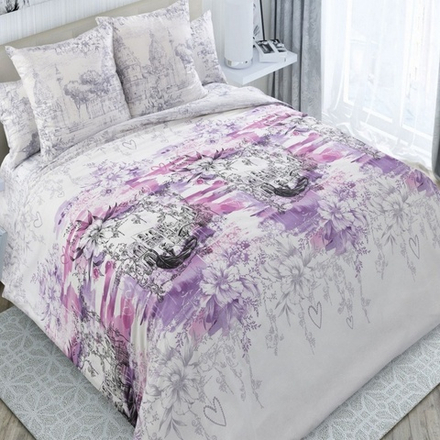 Комплект постельного белья "П37. ПРОГУЛКА ПО ВЕНЕЦИИ", перкаль, 100% хлопок.