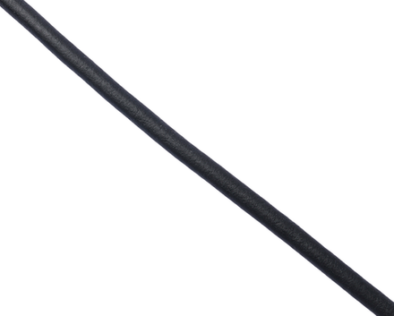 Шнурок круглый черный длина 70 см Ø 3.0 мм