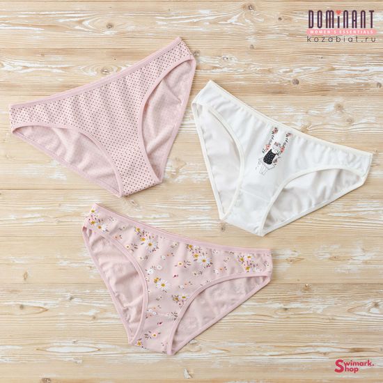 Трусики женские DOMINANT 35000-180, BIKINI, 3 шт. в уп.