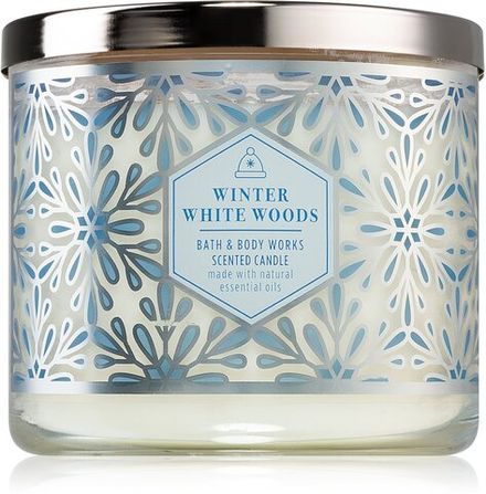 Bath & Body Works Winter White Woods - ароматическая свеча /   411  g  / GTIN 667557625515