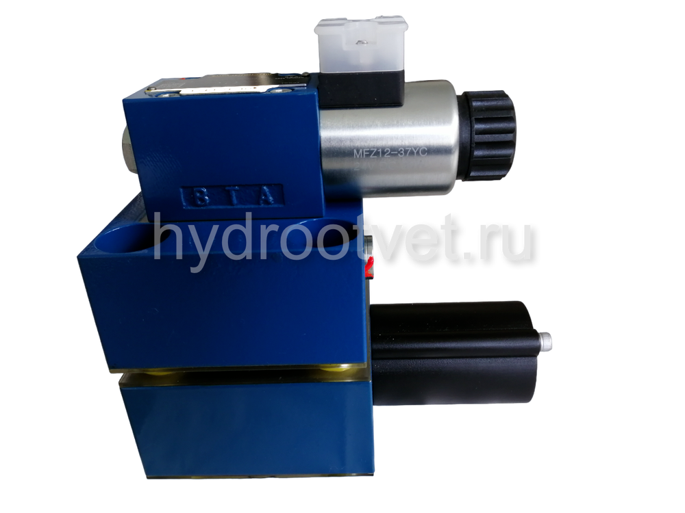 LFA32EWA-7X/CA20DQMG24 - Логический клапан с крышкой, типоразмер Ду32 функционал - EWA = крышка с электрическим контролем закрытого положения под установку золотникового или седельного распределителя, уплотнение NBR