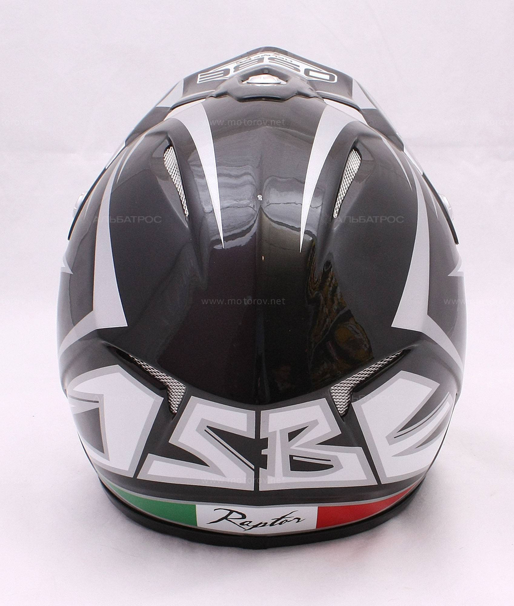 Шлем кроссовый OSBE RAPTOR LINE MET BLACK