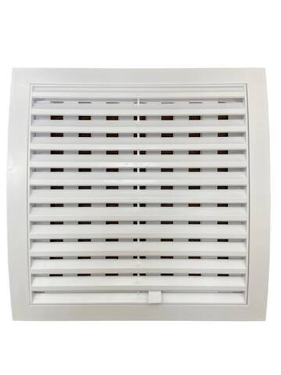 Вентиляционная решетка 220х320 разъемная со шторкой в рамке