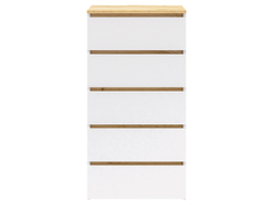 Комод-29 Белый/Кр.золотой