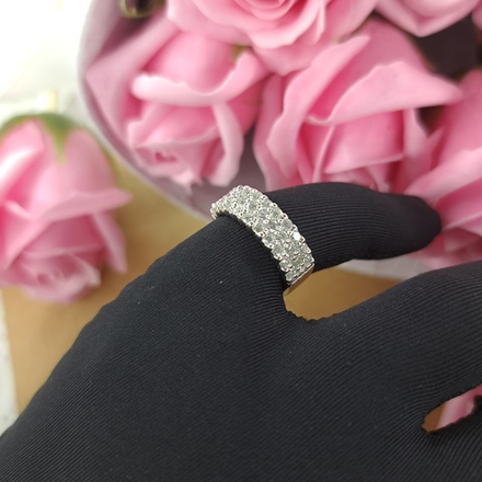 Бриллианты.Дорожка 3 ряда.