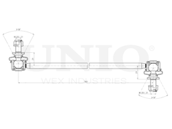 Стойка стабилизатора передняя UNIO SSP-50038