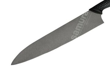 Нож кухонный Samura GOLF Stonewash Гранд Шеф 240 мм, SG-0087B/K