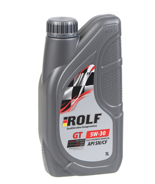 Масло Rolf GT 5W30 SN/CF С3 (1л) синтетика