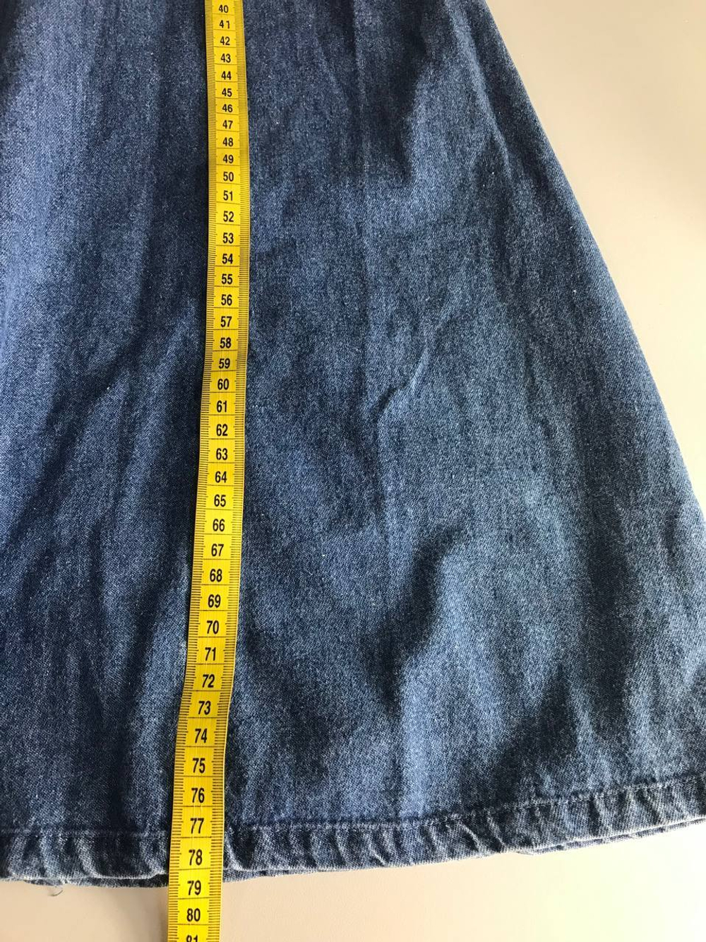 Сарафан джинсовый, визуально 44 размер