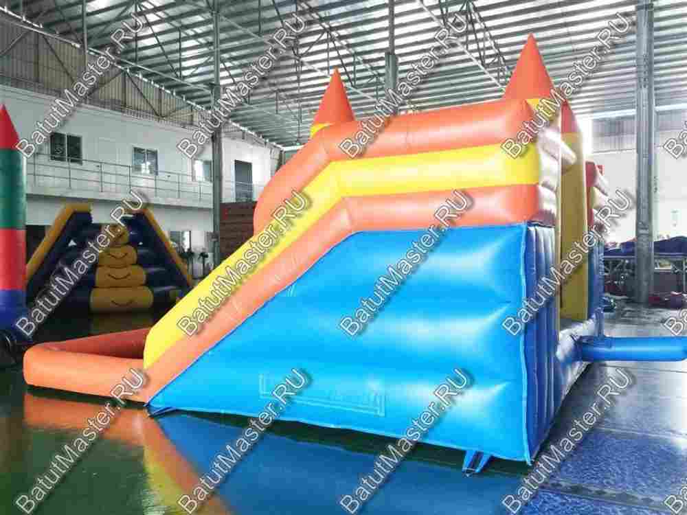 Батут "Морковка" с бассейном