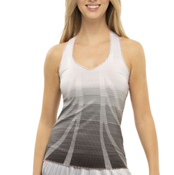 Женский топ теннисный Lucky in Love Nice To Pleat You Del 2 Pleat Of The Night Tank - black