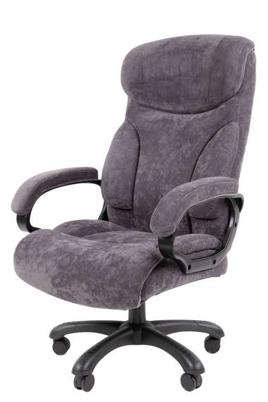 Кресло Chairman Home 401 Россия ткань S темно-серый