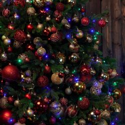 ULD-S2000-200-DGA MULTI IP20 Гирлянда светодиодная. 20м. 200 светодиодов. Разноцветный свет. Провод зеленый. ТМ Uniel