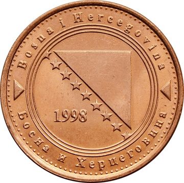 50 фенингов 1998 Босния и Герцеговина
