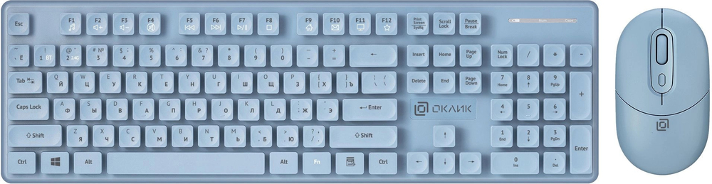 Клавиатура и мышь  Oklick S265W