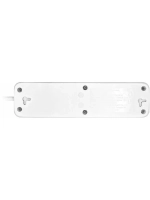 Удлинитель Sonnen Psw-503, 3 розетки c заземлением, выключатель 10 А, 5 м, белый