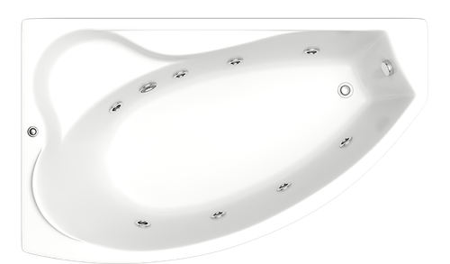 Гидромассажная ванна Bas Николь L 170х102