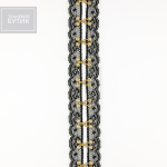 Декоративная лента с крючками и кружевом