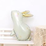 Шар (33''/84 см) Фигура, Большой Зайка, Золотые ушки, 1 шт.