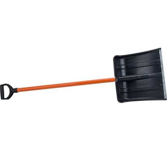Лопата снеговая Витязь с алюм.планкой, мет.черенок в оплетке