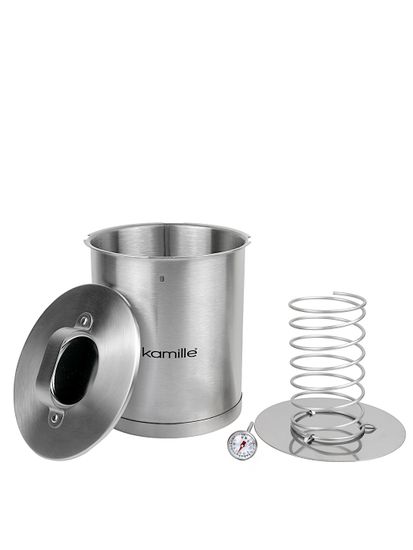 Ветчинница 2,5 л. из нержавеющей стали Kamille KM-6513 с термометром