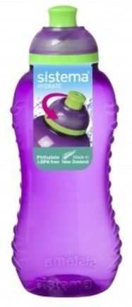 Детская бутылка для воды Sistema, фиолетовая 460 мл