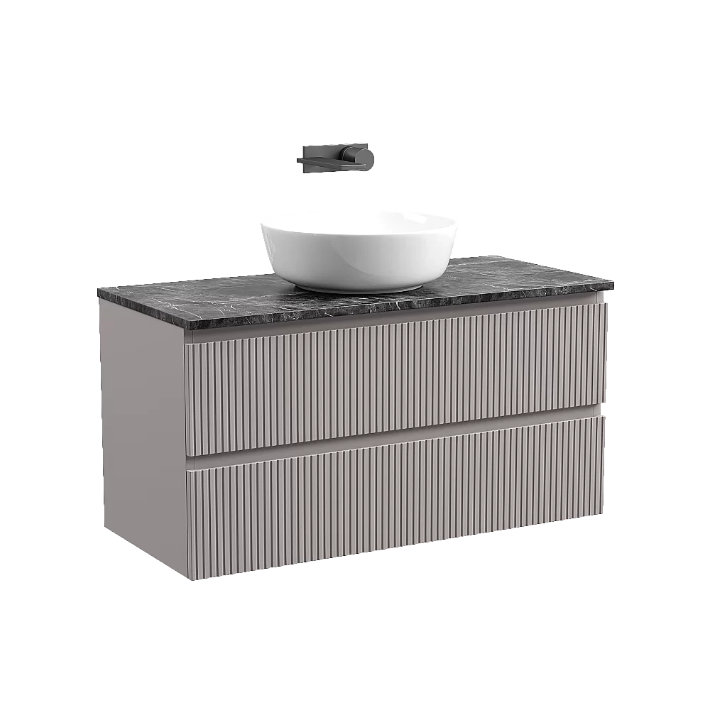 Тумба с раковиной Sancos SNOB T 100 со столешницей, Doha Soft