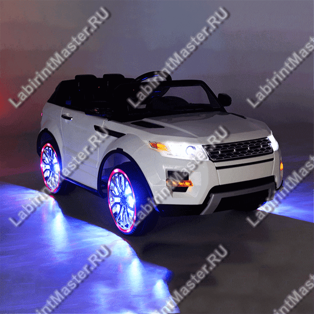 Детский электромобиль "LAND ROVER белый"