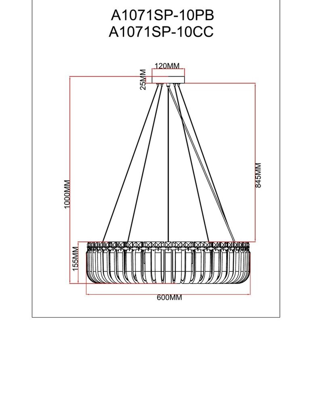 Подвесная люстра Arte Lamp