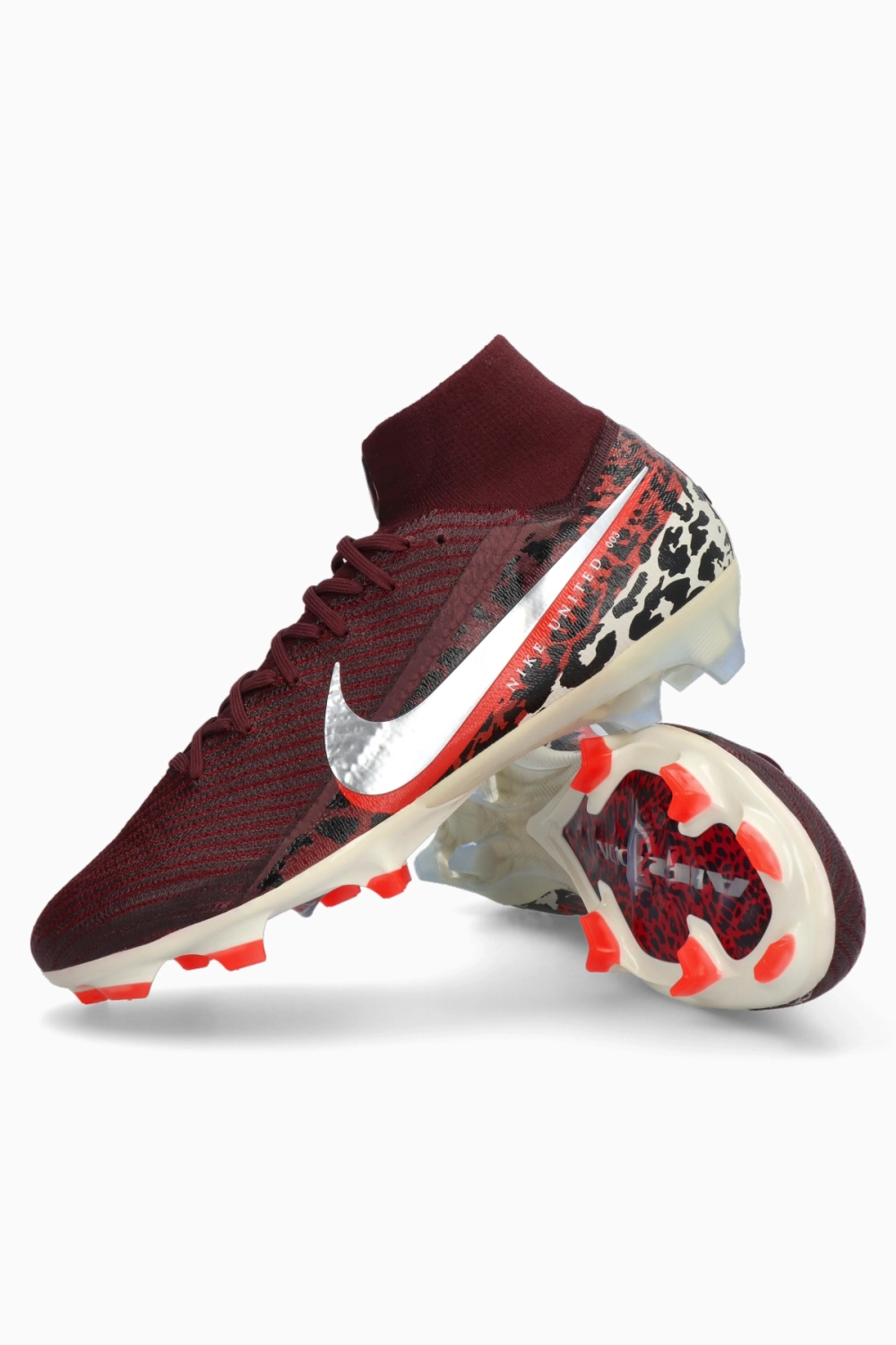 Бутсы Nike Zoom Mercurial Superfly 10 Elite FG - бордовый