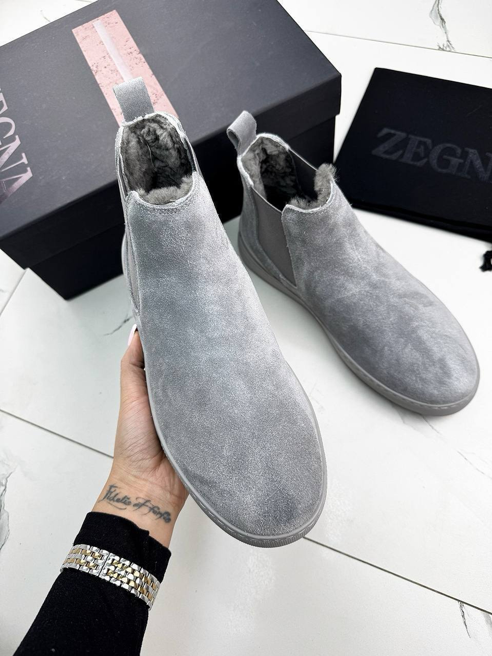 Ботинки Zegna, арт. 469650157