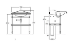 Консоль с раковиной SIMAS Arcade AR884 57