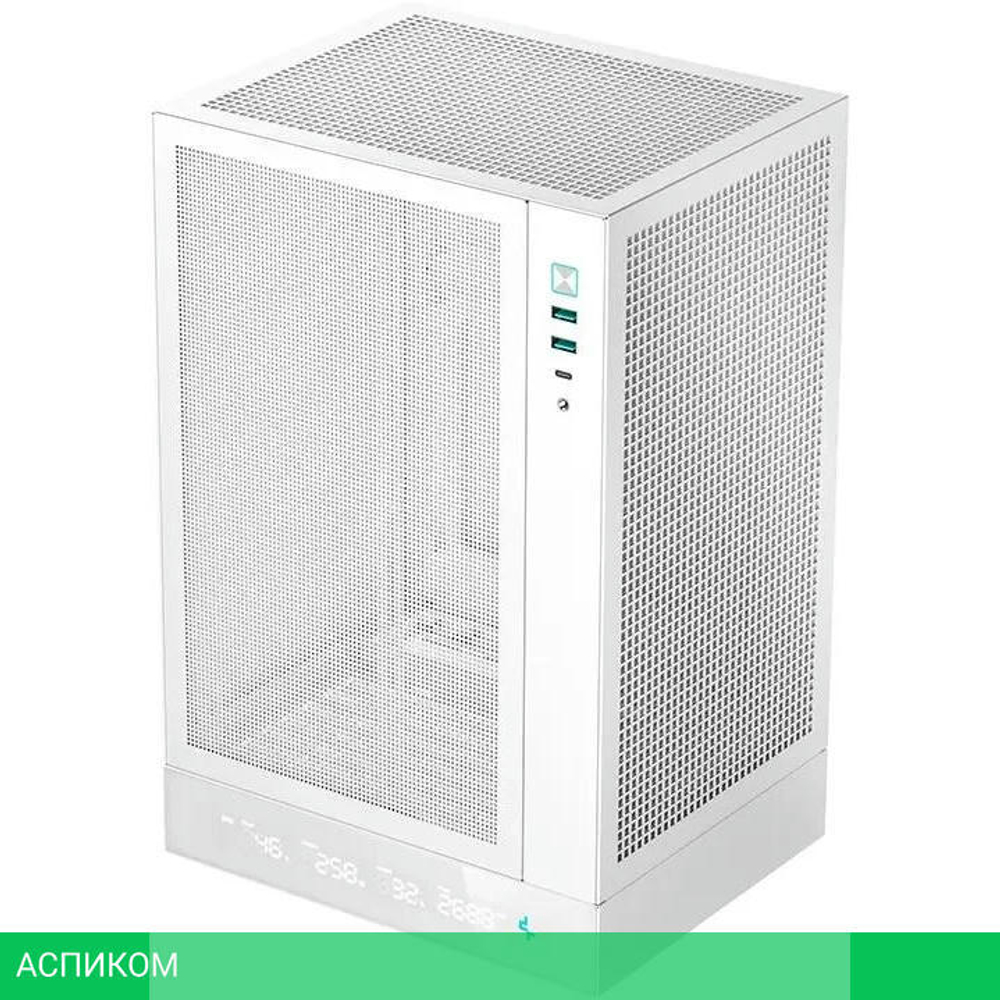 Корпус DeepCool CH170 Digital WH без БП (R-CH170-WHNPI0D-G-1)
