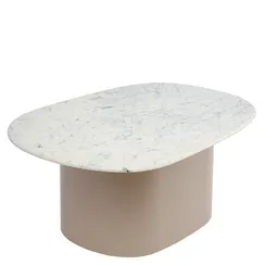 Столик журнальный Mojo, 92х43 см, бежевый мрамор
