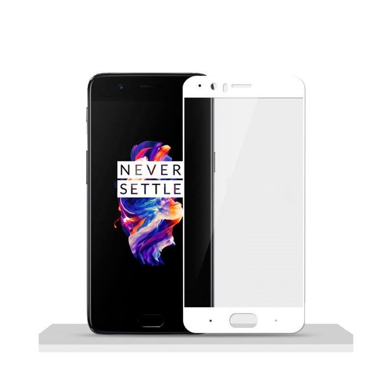 Защитное стекло 3D для OnePlus 5 Белое