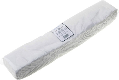 Воротнички парикмахерские White line Спанлейс 10*40 белые 100 шт пачка