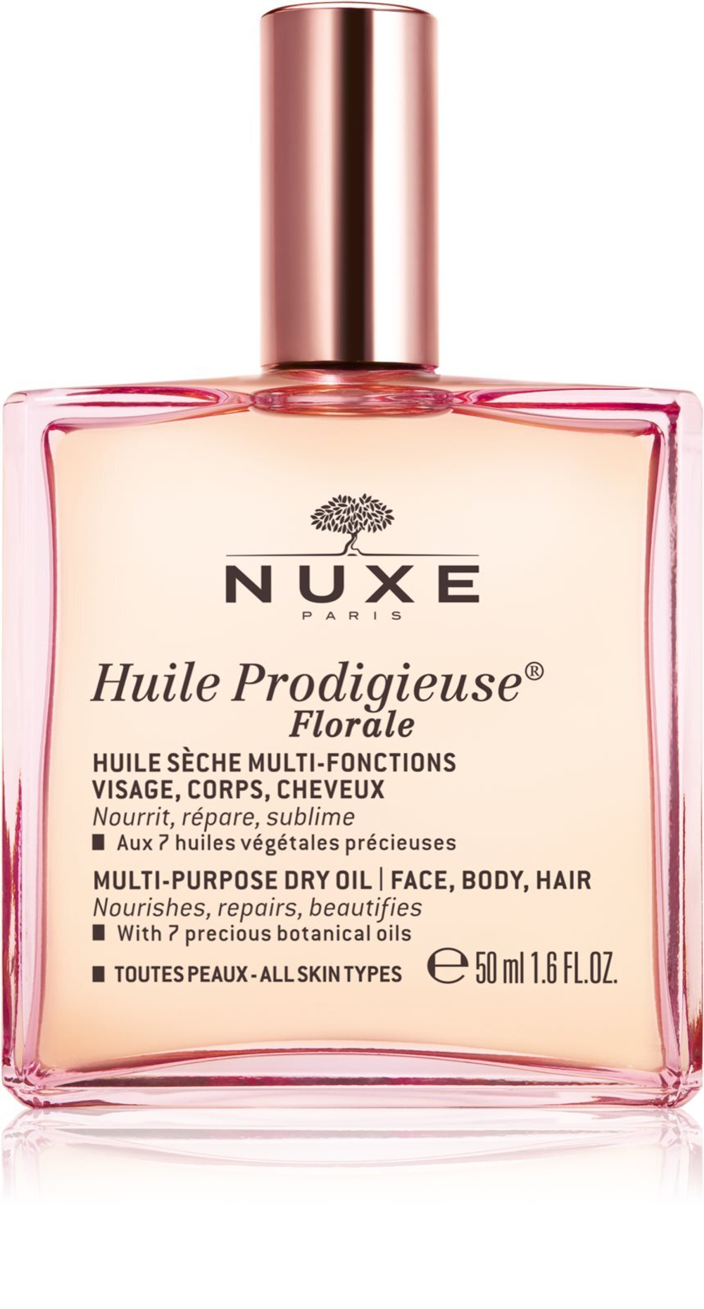 Nuxe Huile Prodigieuse Florale - многофункциональное сухое масло для лица, тела и волос. /   50  ml  / GTIN 3264680024382