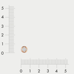 Подвеска из розового золота 585 пробы с фианитами для женщин (арт. 5544)