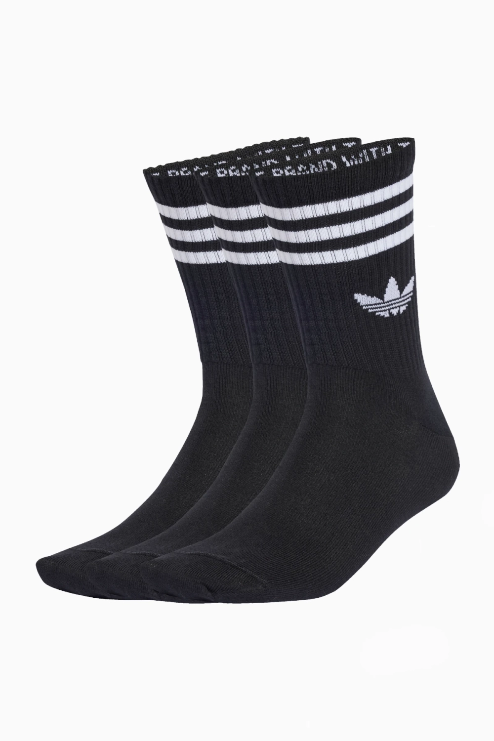 Носки adidas 3-Stripes Crew 3 Pairs - черный