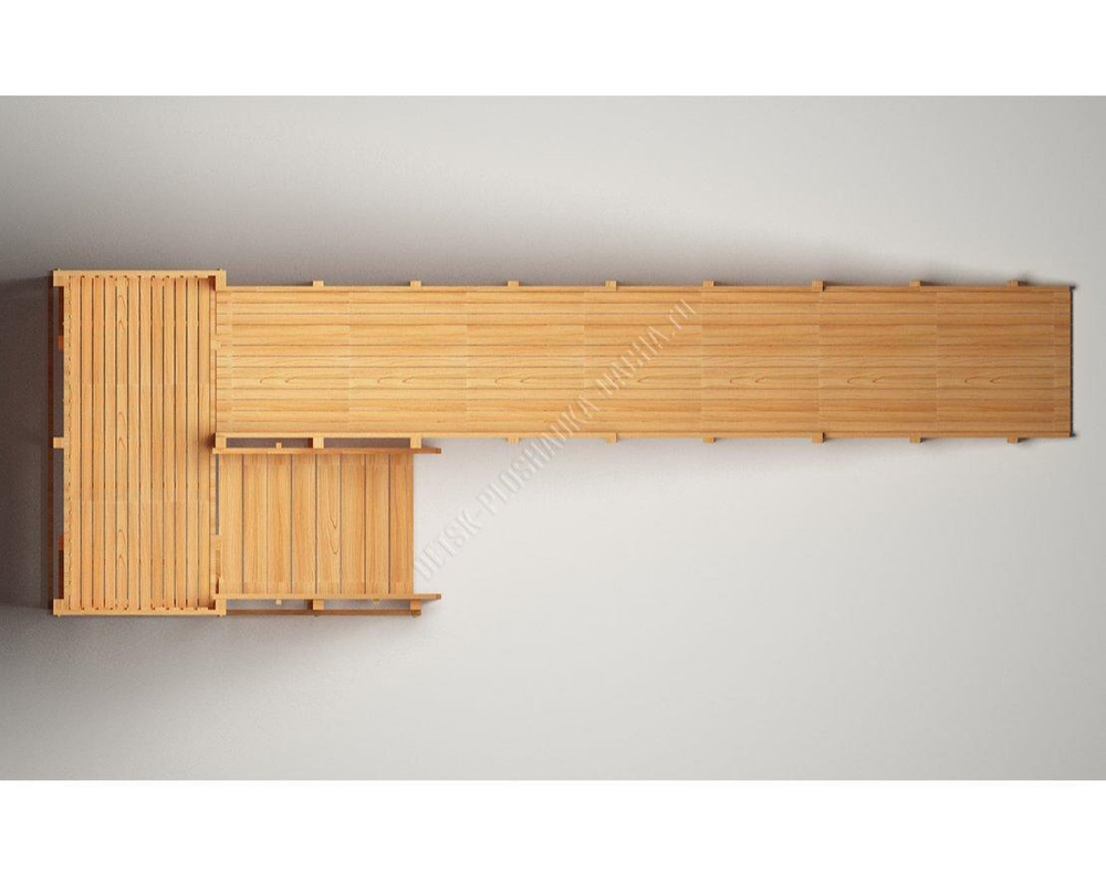 Зимняя горка TORUDA Север wood-6 (скат 7.6 м)