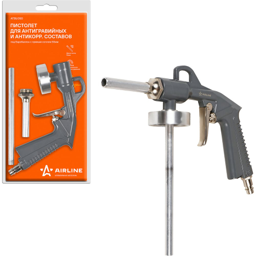 Пистолет для антигравийных и антикоррозийных составов с прямым соплом 50мм ATBU050 AIRLINE