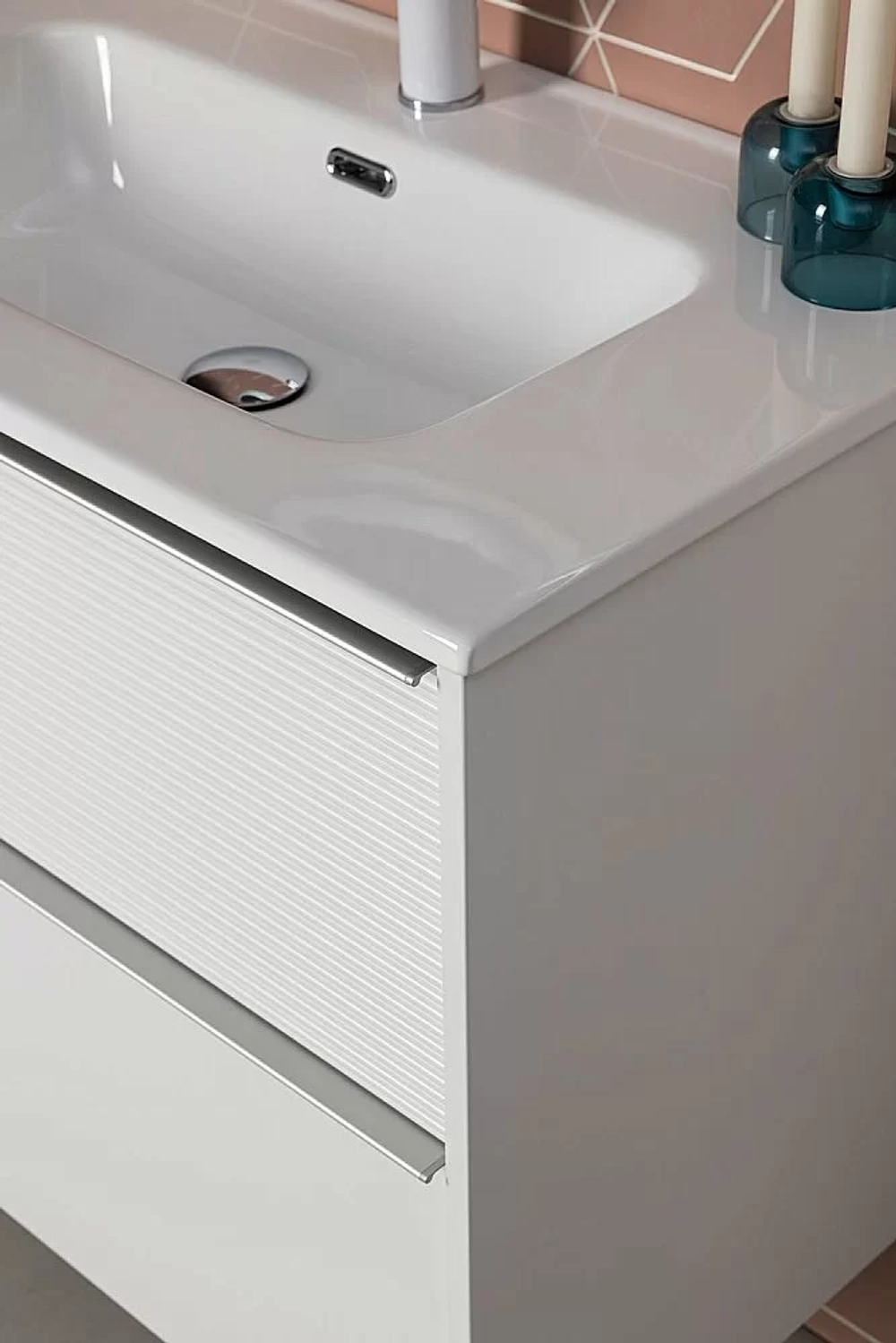 Тумба с раковиной Aquanet Вита 330474 100 белый матовый
