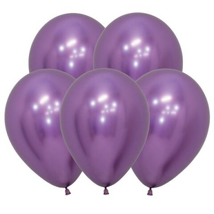 Шар 5" хром фиолетовый, (Зеркальные шары) / Reflex Violet 951