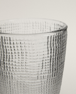 Zara Home стакан из стекла, цвет прозрачный, 10 см · 2296/401