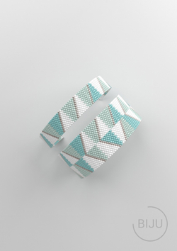 Схема PEYOTE, Схема браслета мозаичное плетение, узор из Miyuki Delica 11/0, файл PDF, №182