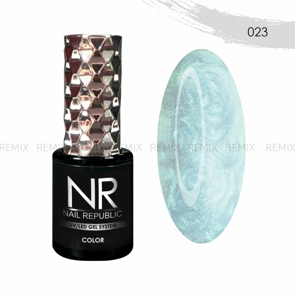 NR-023 Гель-лак, PEARL PRINT (10 мл)