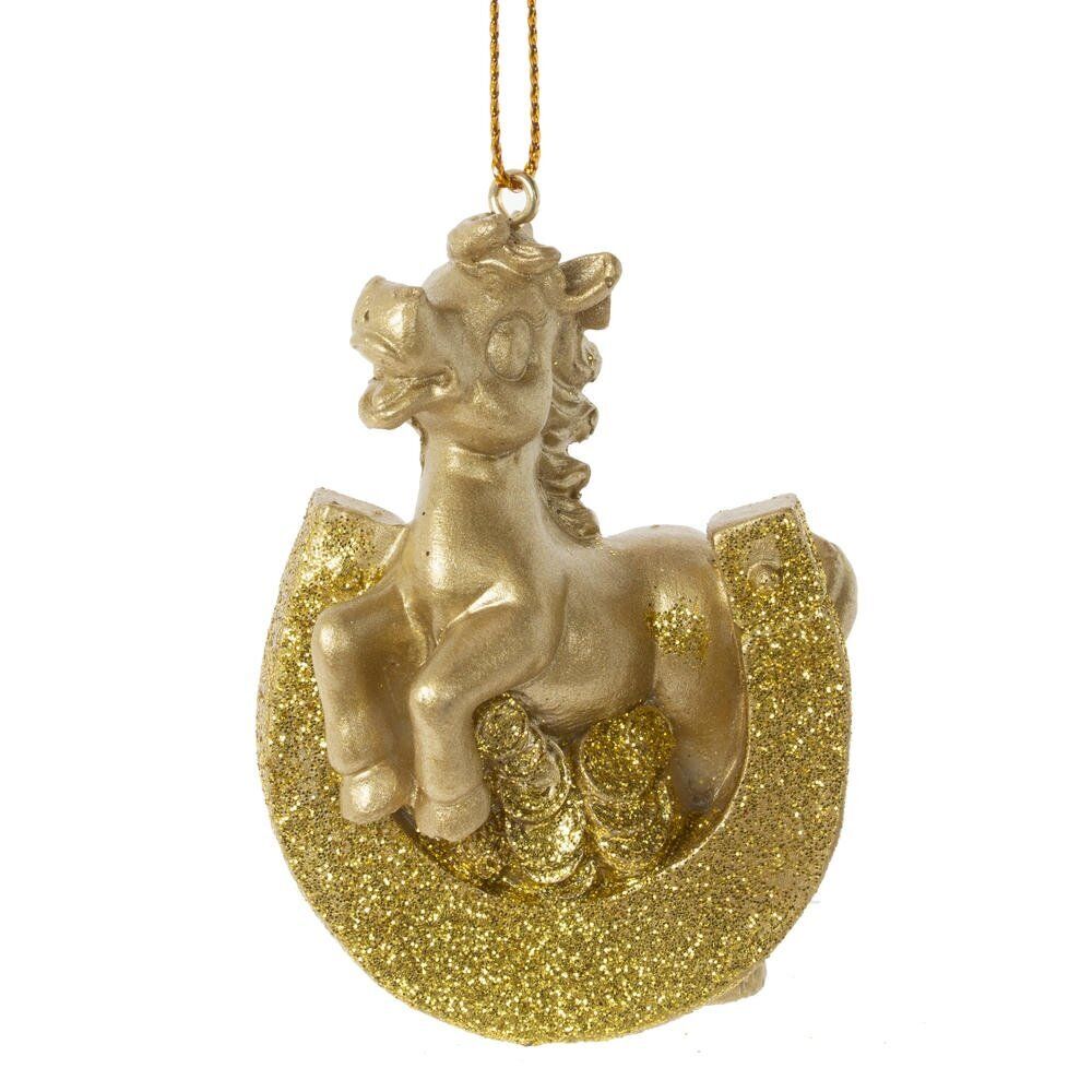 GAEM Фигурка декоративная подвесная"Лошадка", L5 W3 H7,5 см, 2в.