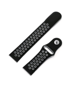 Браслет-ремешок для Apple Watch SPORT (38-40mm) черный+серый