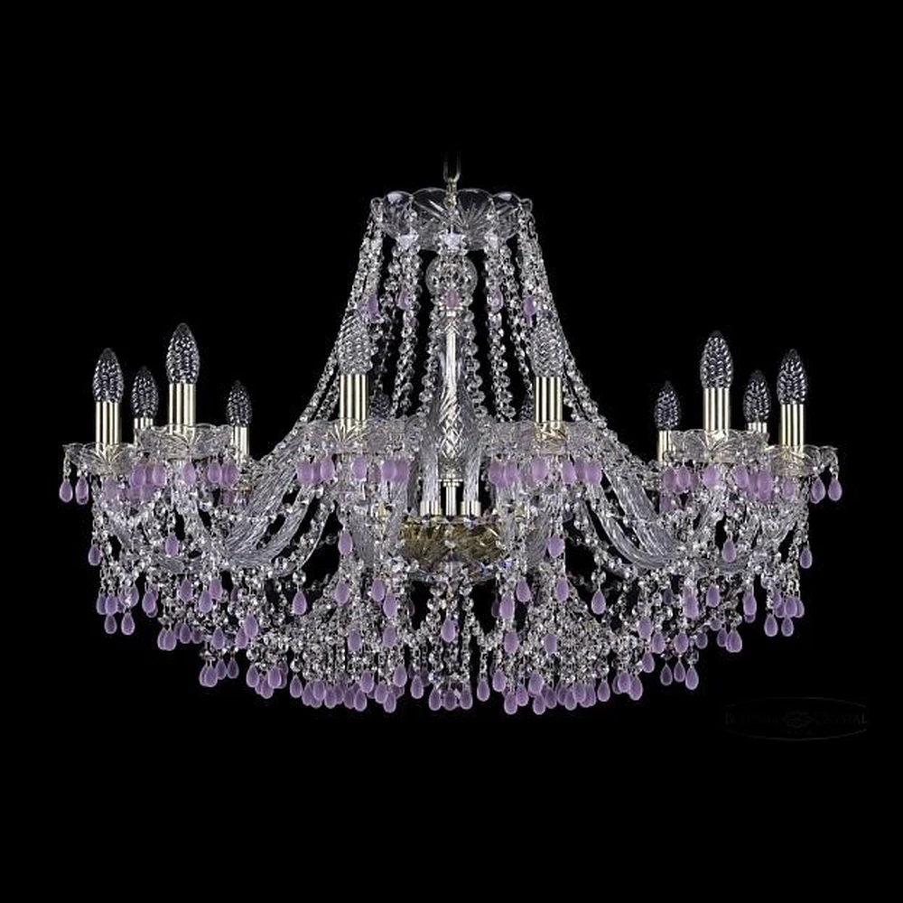 Подвесная люстра Bohemia Ivele 1410/12/300/G/V7010