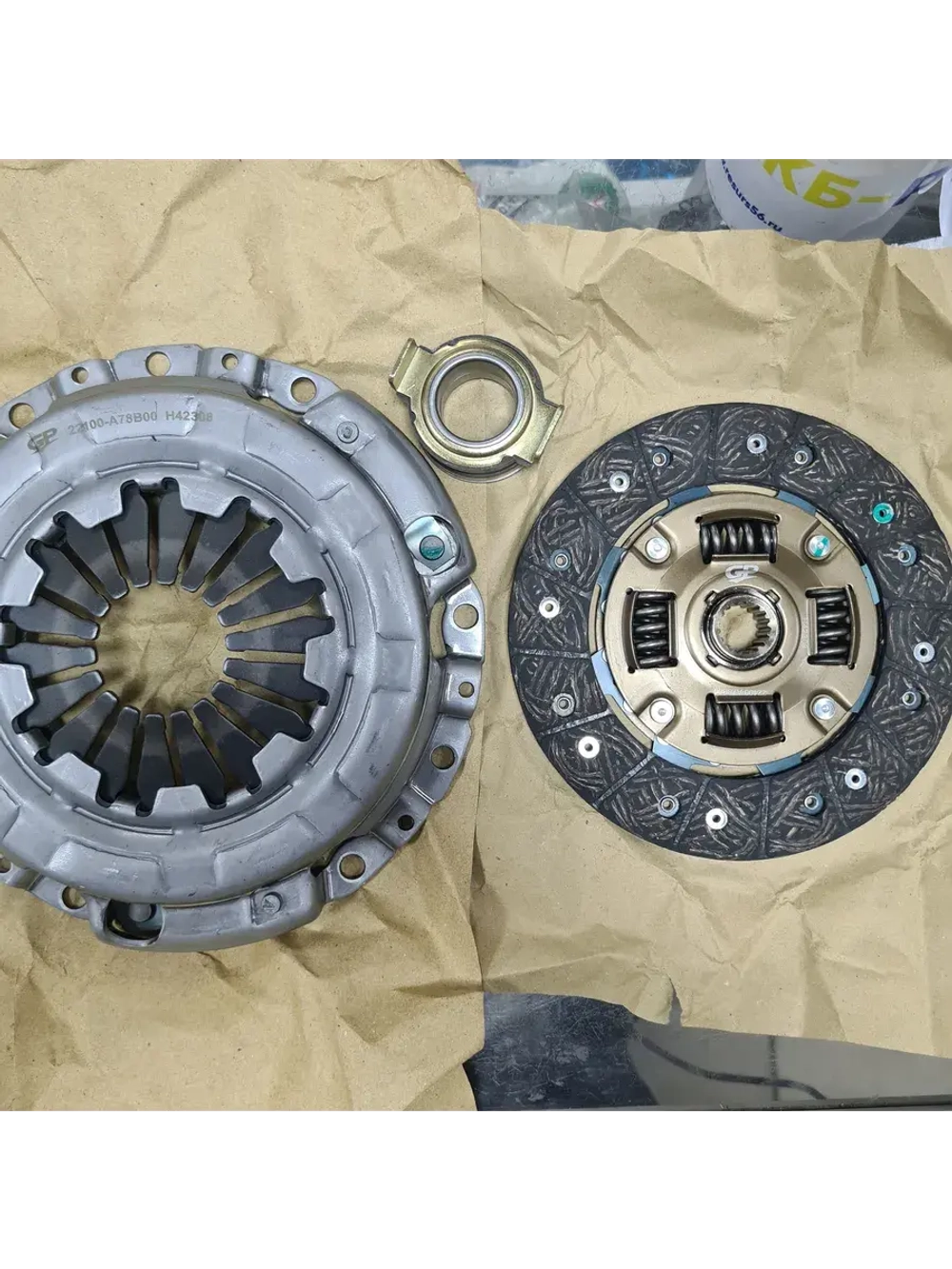 Комплект сцепление + корзина + выжимной на Матиз 0.8 GP